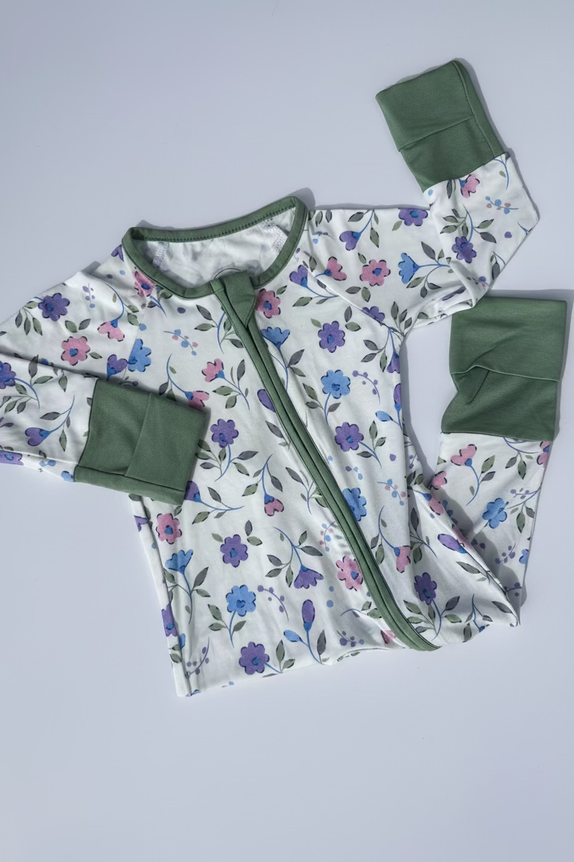 Floral Bloom Bamboo Sleeper